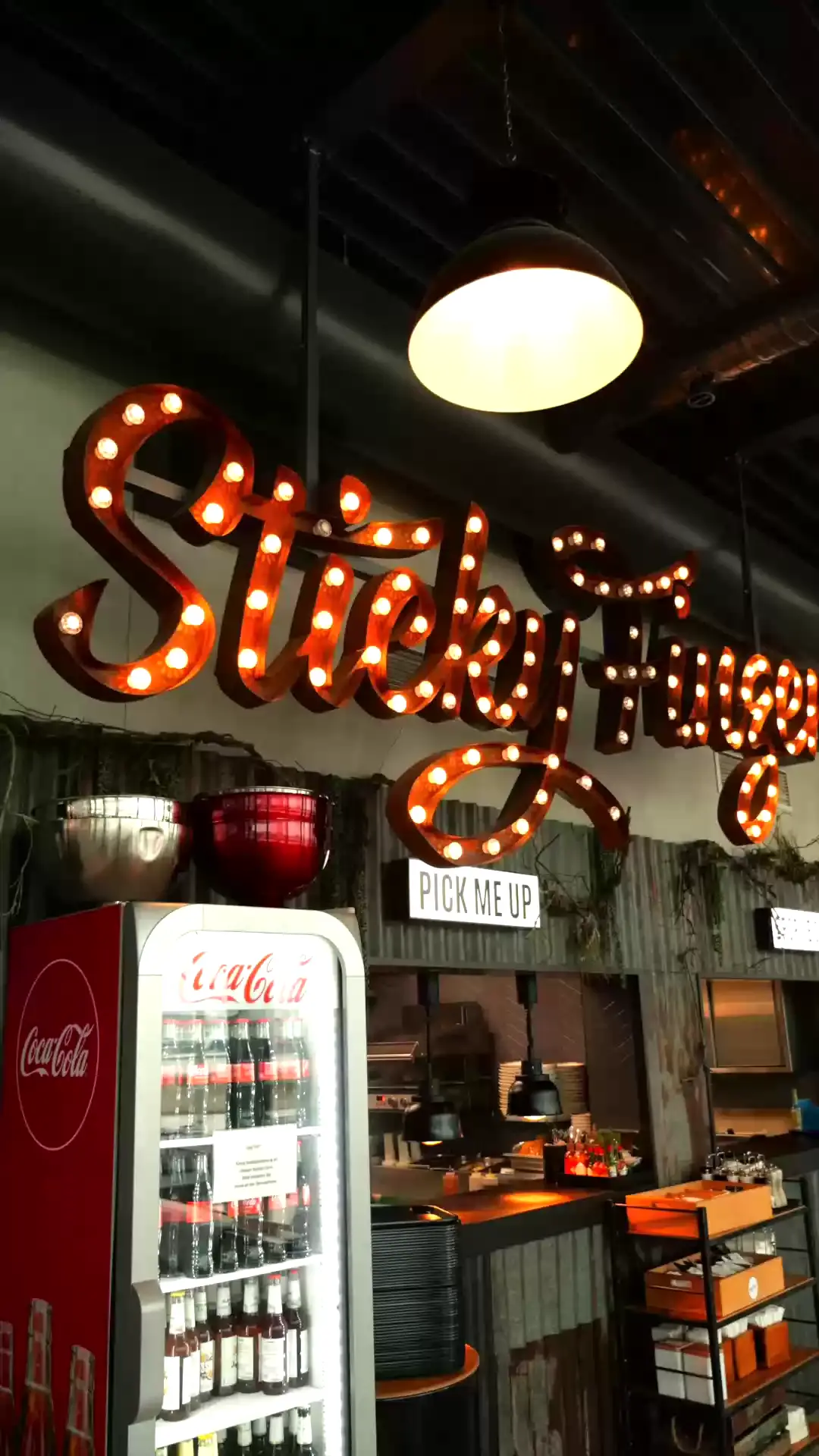 Restaurant Sticky Fingers von innen