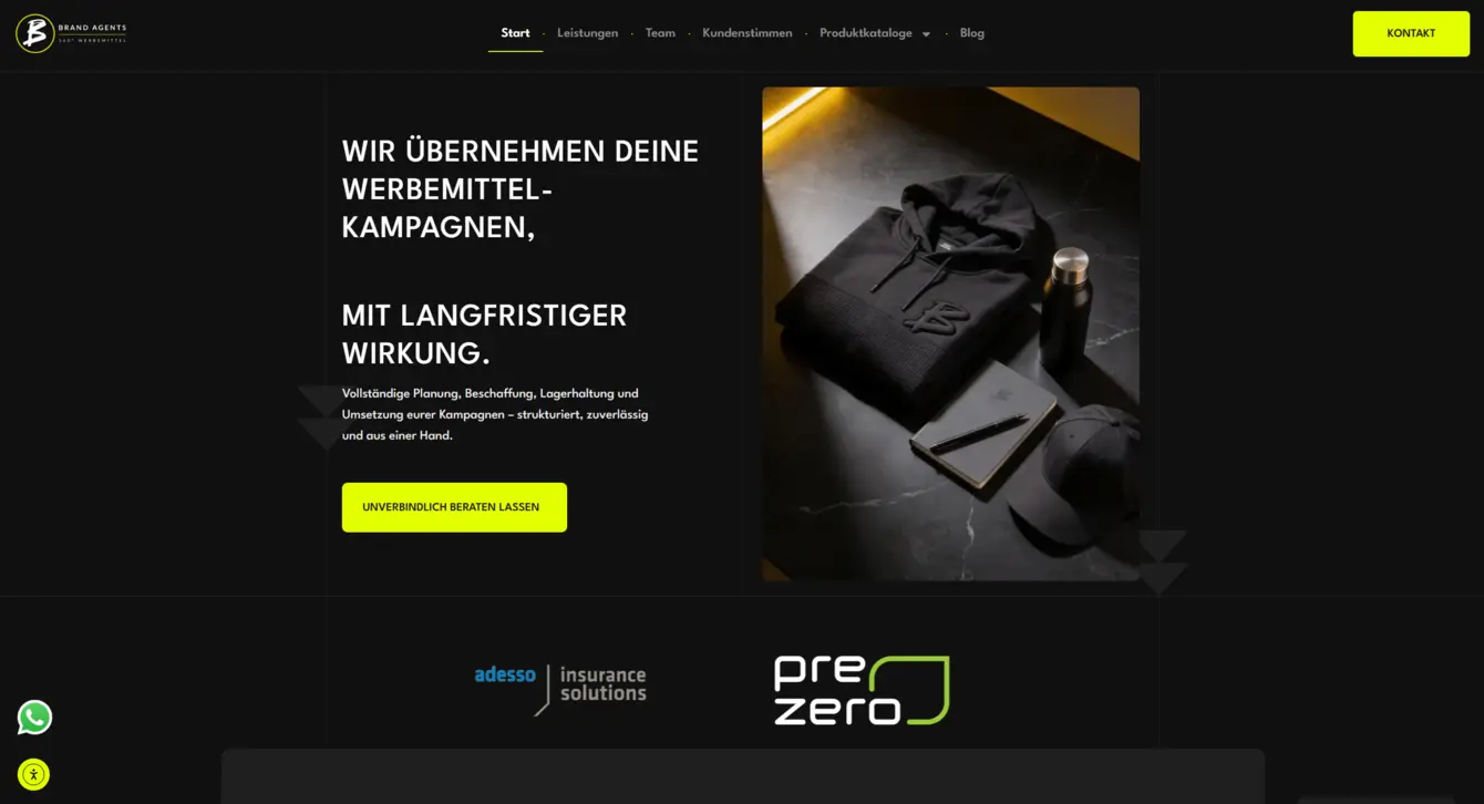 Brand Agents Website