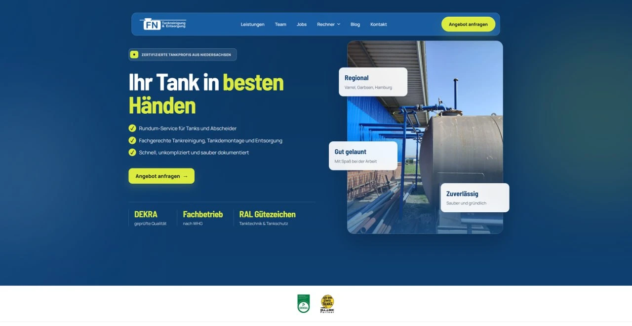 FN-Entsorgung Website